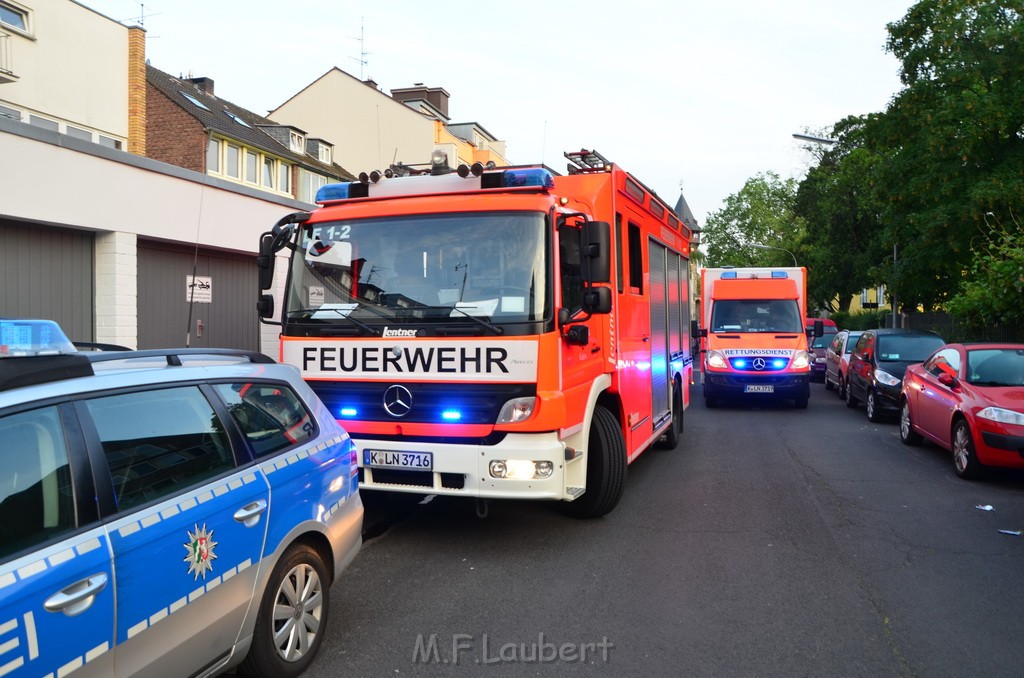 Feuer Koeln Neustadt Sued Kartaeuser Wall P03.JPG - Miklos Laubert